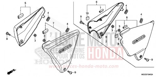 SIDE COVER CB1100AE de 2014